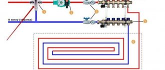 Διάγραμμα καλωδίωσης για ενδοδαπέδια θέρμανση νερού: εκδόσεις και εγχειρίδιο συσκευής