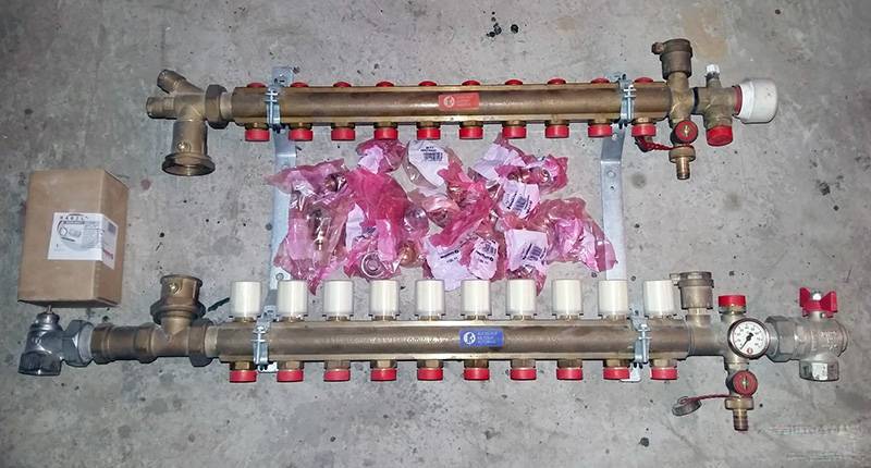 Esquema eléctrico para suelo radiante de agua: versiones y manual del dispositivo