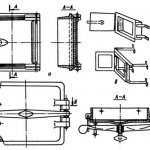 Installationsdiagramm der Ofentür