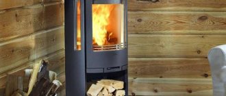 Modern stove for home heating