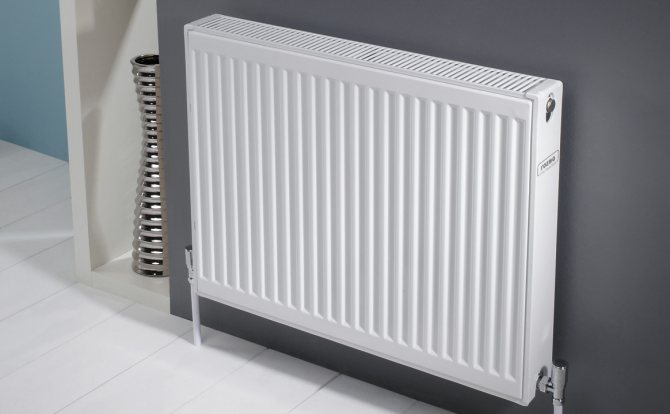 chauffage par radiateur en acier