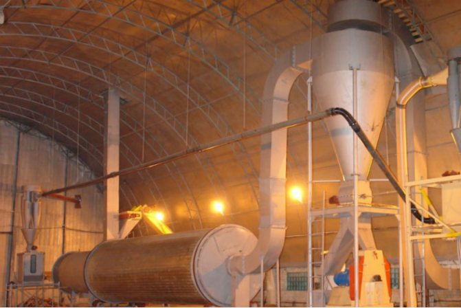 Drying drum for bulk materials