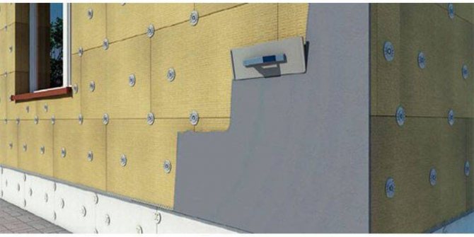 Insulation technology wet facade: we do the insulation step by step using the wet facade technology