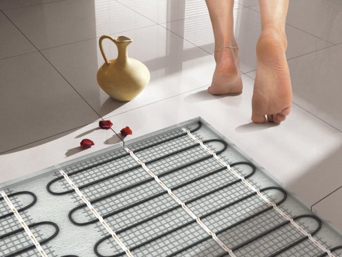 Underfloor heating temperature