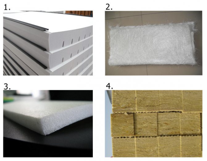 Heat insulating materials