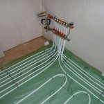 underfloor heating made of metal-plastic