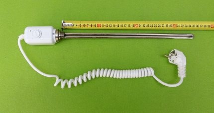 Tubular heating elements for radiators