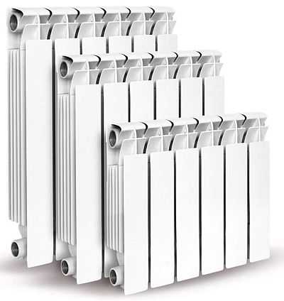 Bimetallic very small radiators do not have