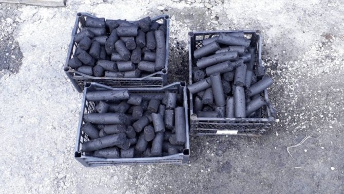 coal briquettes