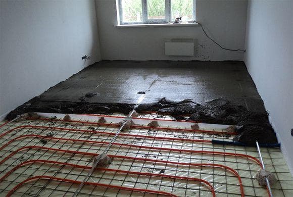 Laying underfloor heating in a screed - step-by-step technology for water and electric floors