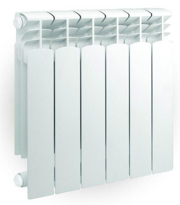 installation of aluminum bimetallic heating radiators