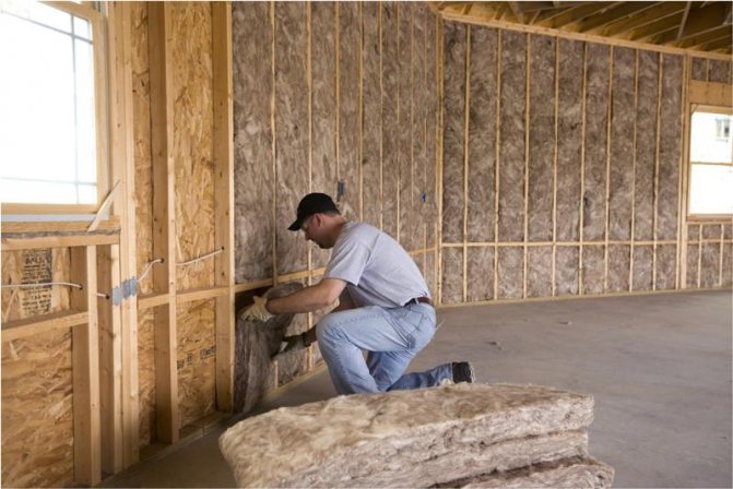 Insulation of the frame