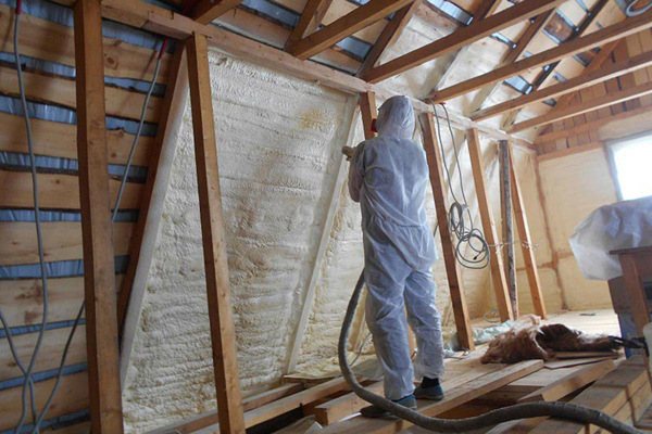 Insulation of the attic from the inside, if the roof is already covered