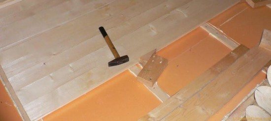 floor insulation with penoplex