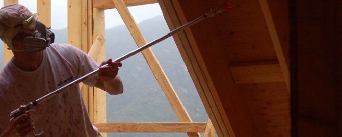 Insulation of the walls of a wooden house from the inside