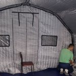 Aislamiento de carpa de nueva generación