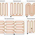 Underfloor heating cable laying options