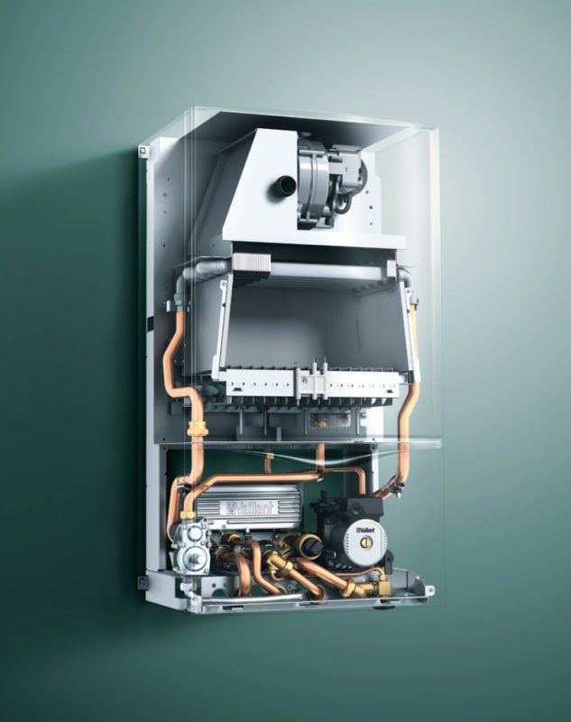 The internal structure of the Vilant gas boiler