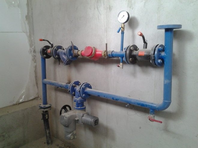 Water metering unit