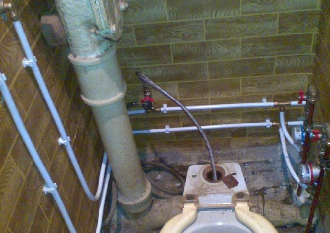 plumbing metal-plastic pipes