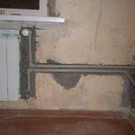 replacement of heating pipes